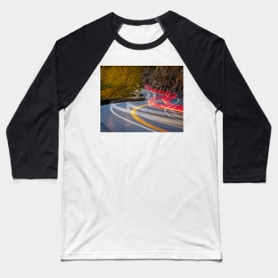 Car Trails at the Hawk's Nest Baseball T-Shirt